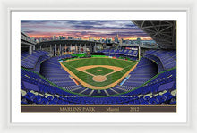 Load image into Gallery viewer, Marlins Park 2012 - Framed Print
