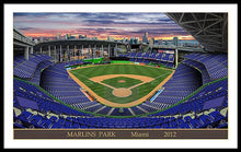 Load image into Gallery viewer, Marlins Park 2012 - Framed Print
