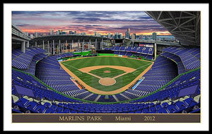 Marlins Park 2012 - Framed Print