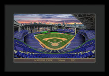 Load image into Gallery viewer, Marlins Park 2012 - Framed Print
