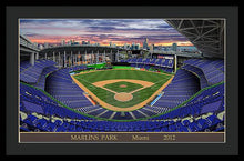 Load image into Gallery viewer, Marlins Park 2012 - Framed Print
