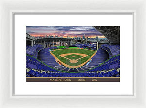 Marlins Park 2012 - Framed Print