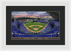 Marlins Park 2012 - Framed Print