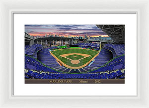 Marlins Park 2012 - Framed Print