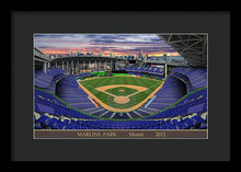 Load image into Gallery viewer, Marlins Park 2012 - Framed Print
