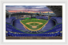 Load image into Gallery viewer, Marlins Park 2012 - Framed Print
