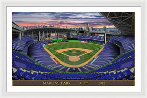 Marlins Park 2012 - Framed Print