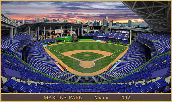 Marlins Park 2012 - Art Print