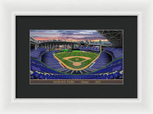 Load image into Gallery viewer, Marlins Park 2012 - Framed Print
