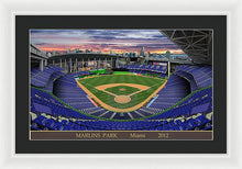 Load image into Gallery viewer, Marlins Park 2012 - Framed Print
