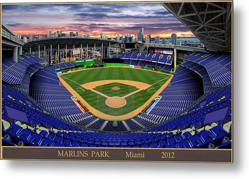 Marlins Park 2012 - Metal Print