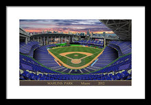 Load image into Gallery viewer, Marlins Park 2012 - Framed Print
