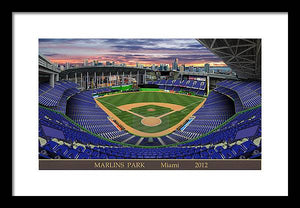 Marlins Park 2012 - Framed Print