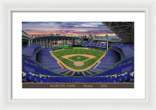 Load image into Gallery viewer, Marlins Park 2012 - Framed Print
