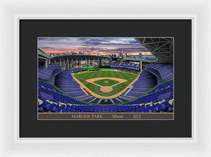 Marlins Park 2012 - Framed Print