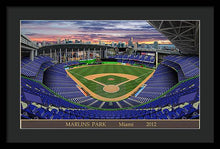 Load image into Gallery viewer, Marlins Park 2012 - Framed Print
