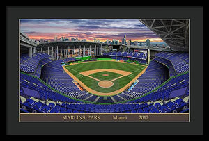 Marlins Park 2012 - Framed Print