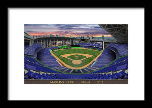 Marlins Park 2012 - Framed Print