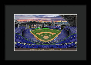 Marlins Park 2012 - Framed Print