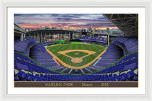 Load image into Gallery viewer, Marlins Park 2012 - Framed Print
