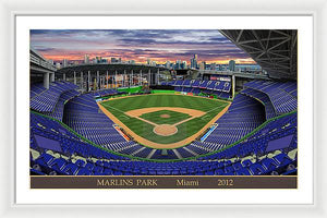 Marlins Park 2012 - Framed Print