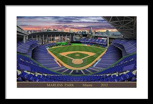 Marlins Park 2012 - Framed Print