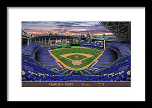 Marlins Park 2012 - Framed Print