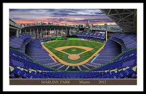 Marlins Park 2012 - Framed Print