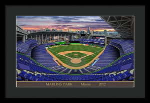 Marlins Park 2012 - Framed Print