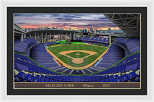 Load image into Gallery viewer, Marlins Park 2012 - Framed Print
