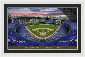 Marlins Park 2012 - Framed Print