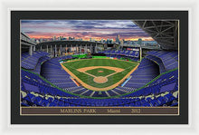 Load image into Gallery viewer, Marlins Park 2012 - Framed Print
