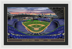 Marlins Park 2012 - Framed Print