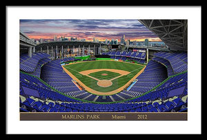 Marlins Park 2012 - Framed Print