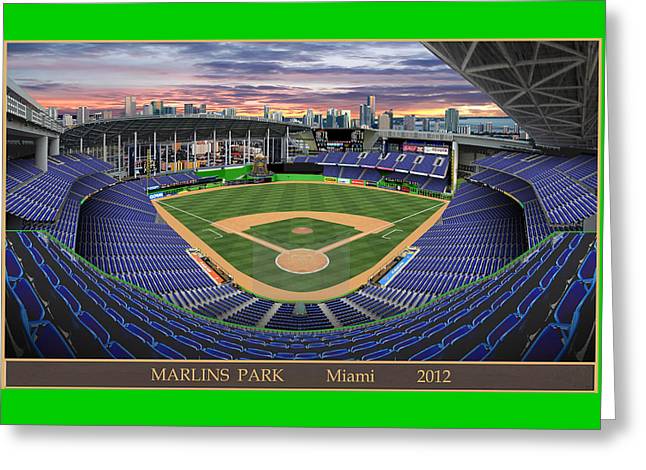 Marlins Park 2012 - Greeting Card