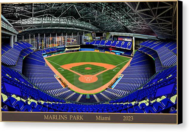 Marlins Park 2023 - Canvas Print