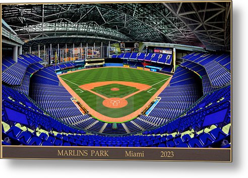 Marlins Park 2023 - Metal Print