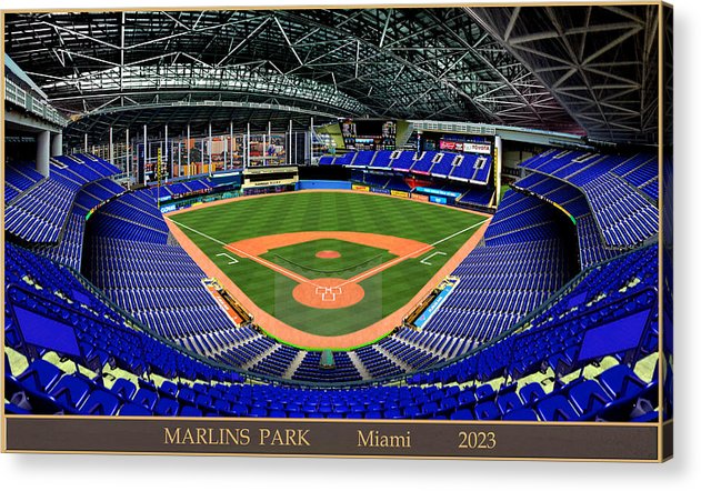 Marlins Park 2023 - Acrylic Print