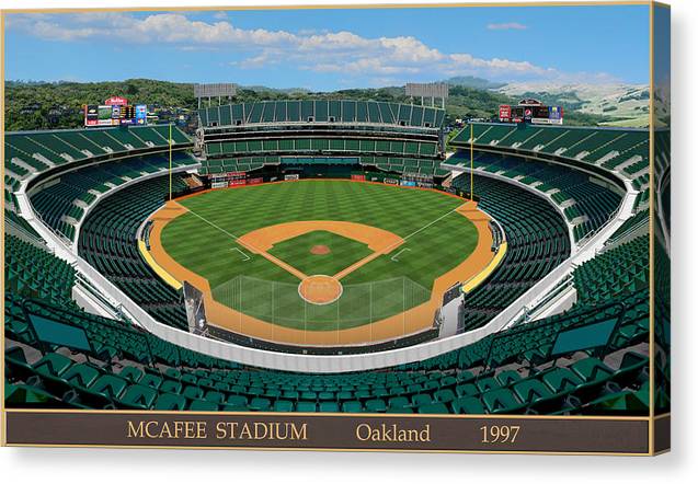 McAfee Stadium 1997 - Canvas Print