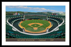 McAfee Stadium 1997 - Framed Print