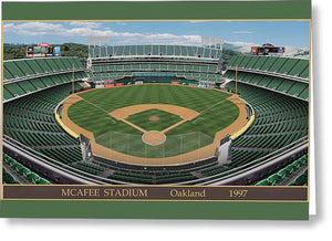 McAfee Stadium 1997 - Greeting Card