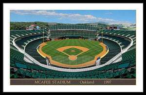 McAfee Stadium 1997 - Framed Print