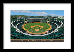 McAfee Stadium 1997 - Framed Print