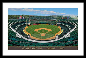 McAfee Stadium 1997 - Framed Print