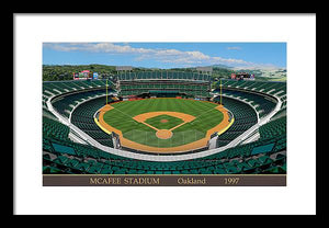 McAfee Stadium 1997 - Framed Print