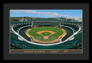 McAfee Stadium 1997 - Framed Print