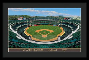 McAfee Stadium 1997 - Framed Print