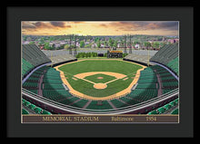 Load image into Gallery viewer, Memorial Stadium 1954 - Framed Print
