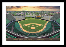 Load image into Gallery viewer, Memorial Stadium 1954 - Framed Print
