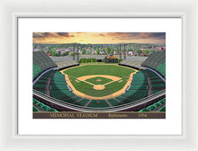 Load image into Gallery viewer, Memorial Stadium 1954 - Framed Print
